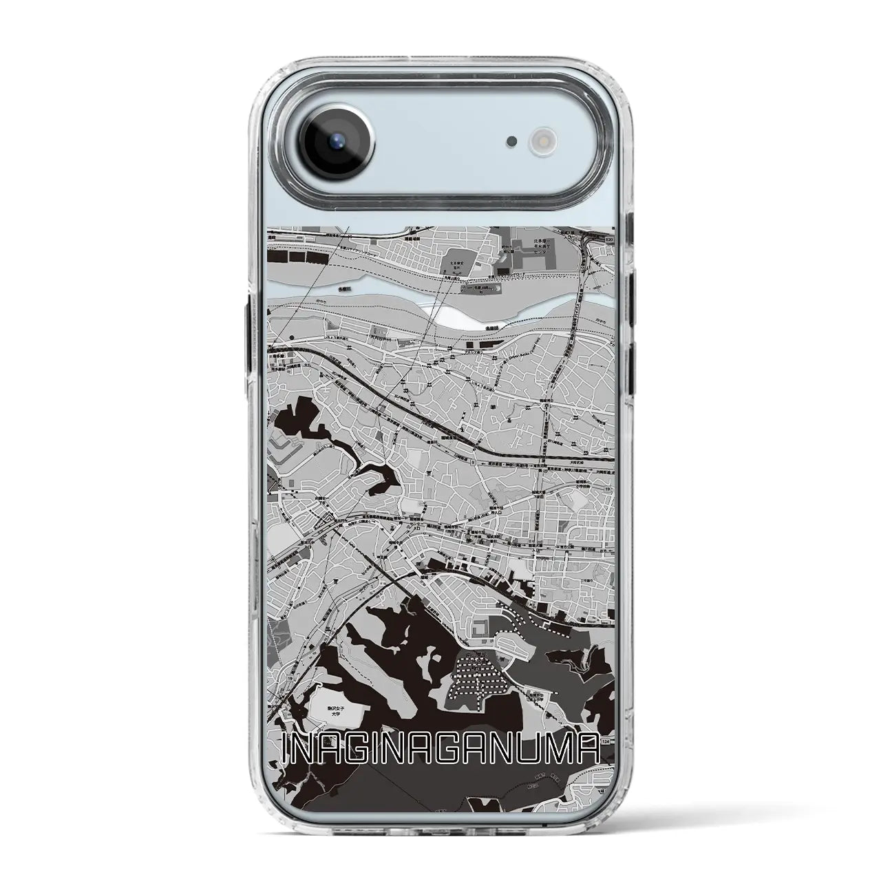 【稲城長沼（東京都）】地図柄iPhoneケース（MagSafeタイプ）