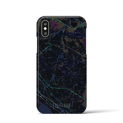 【稲美（兵庫県）】地図柄iPhoneケース（バックカバータイプ）