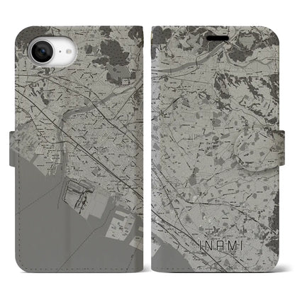 【稲美（兵庫県）】地図柄iPhoneケース（手帳タイプ）