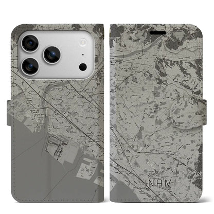 【稲美（兵庫県）】地図柄iPhoneケース（手帳タイプ）