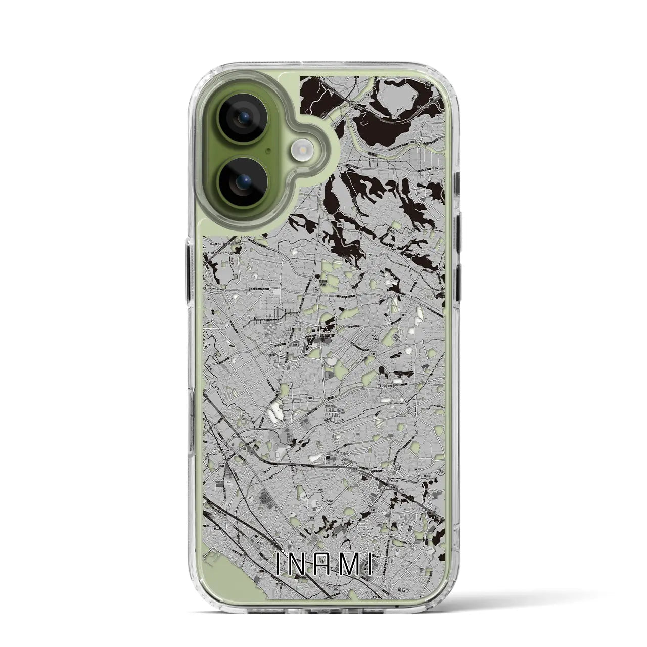 【稲美（兵庫県）】地図柄iPhoneケース（MagSafeタイプ）