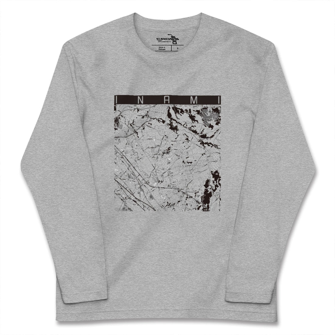【稲美（兵庫県）】地図柄ロングスリーブTシャツ