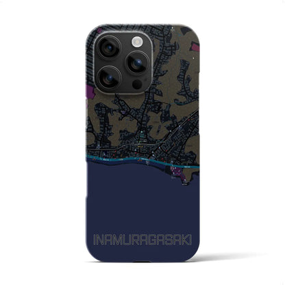 【稲村ヶ崎（神奈川県）】地図柄iPhoneケース（バックカバータイプ）