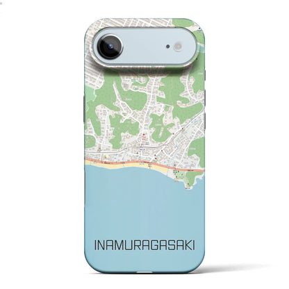 【稲村ヶ崎（神奈川県）】地図柄iPhoneケース（バックカバータイプ）
