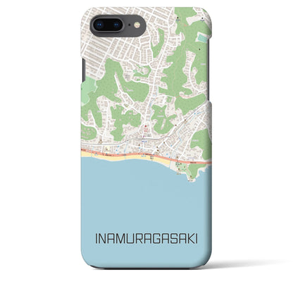 【稲村ヶ崎（神奈川県）】地図柄iPhoneケース（バックカバータイプ）