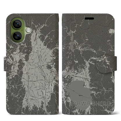 【猪苗代（福島県）】地図柄iPhoneケース（手帳タイプ）