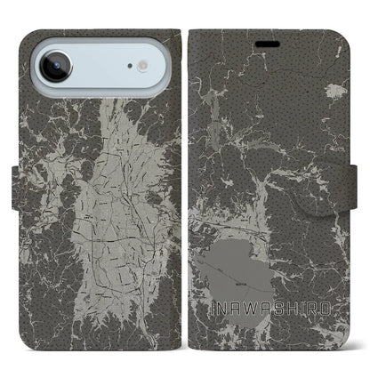 【猪苗代（福島県）】地図柄iPhoneケース（手帳タイプ）