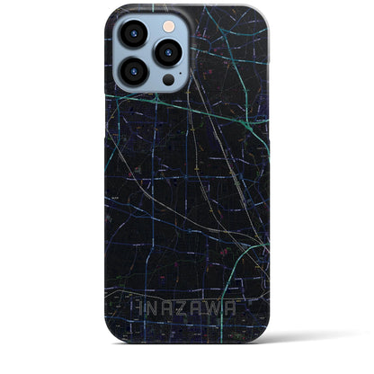 【稲沢（愛知県）】地図柄iPhoneケース（バックカバータイプ）