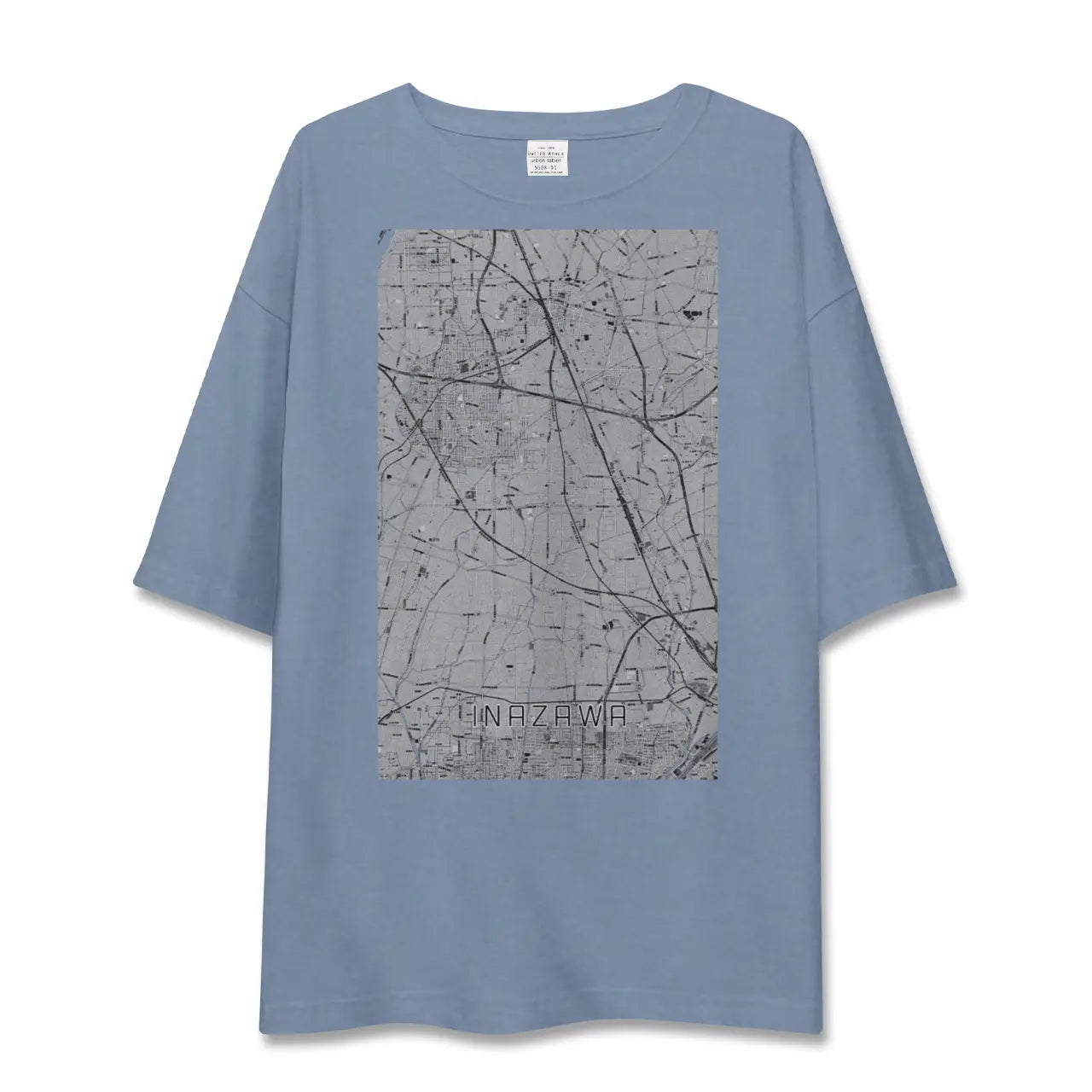 【稲沢（愛知県）】地図柄ビッグシルエットTシャツ