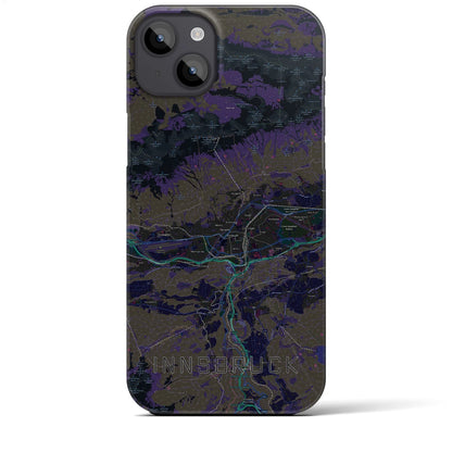 【インスブルック（オーストリア）】地図柄iPhoneケース（バックカバータイプ）