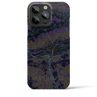 【インスブルック（オーストリア）】地図柄iPhoneケース（バックカバータイプ）