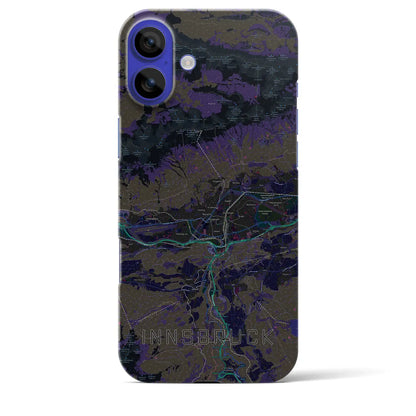 【インスブルック（オーストリア）】地図柄iPhoneケース（バックカバータイプ）