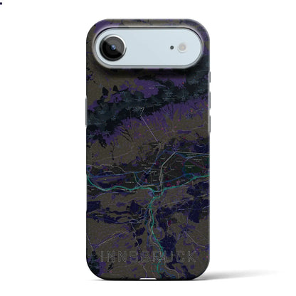 【インスブルック（オーストリア）】地図柄iPhoneケース（バックカバータイプ）