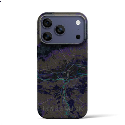 【インスブルック（オーストリア）】地図柄iPhoneケース（バックカバータイプ）