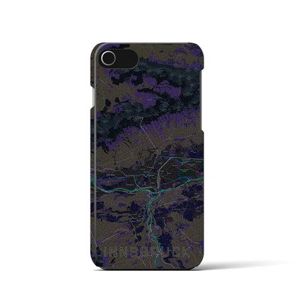 【インスブルック（オーストリア）】地図柄iPhoneケース（バックカバータイプ）
