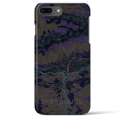 【インスブルック（オーストリア）】地図柄iPhoneケース（バックカバータイプ）