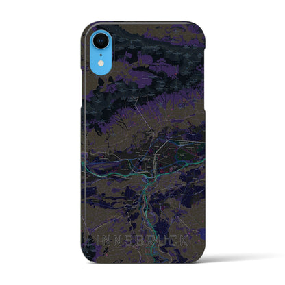 【インスブルック（オーストリア）】地図柄iPhoneケース（バックカバータイプ）