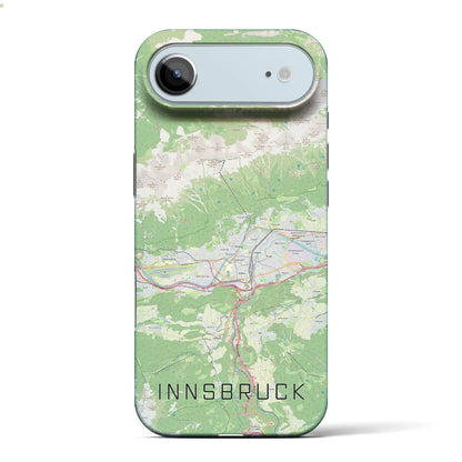 【インスブルック（オーストリア）】地図柄iPhoneケース（バックカバータイプ）