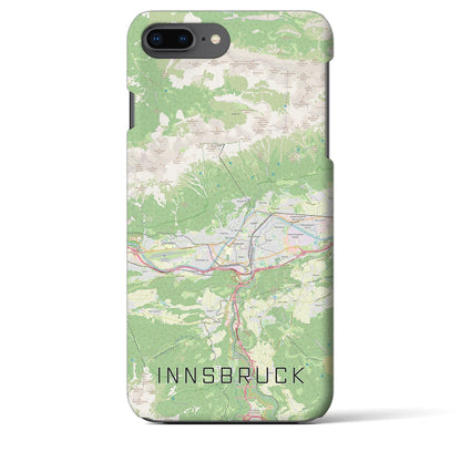 【インスブルック（オーストリア）】地図柄iPhoneケース（バックカバータイプ）