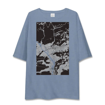 【伊野（高知県）】地図柄ビッグシルエットTシャツ