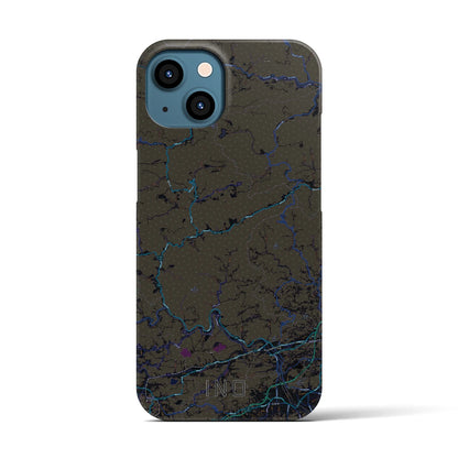 【いの（高知県）】地図柄iPhoneケース（バックカバータイプ）