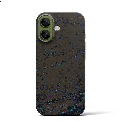 【いの（高知県）】地図柄iPhoneケース（バックカバータイプ）