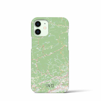 【いの（高知県）】地図柄iPhoneケース（バックカバータイプ）