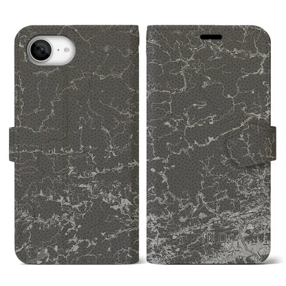 【いの（高知県）】地図柄iPhoneケース（手帳タイプ）