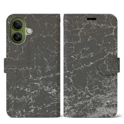 【いの（高知県）】地図柄iPhoneケース（手帳タイプ）