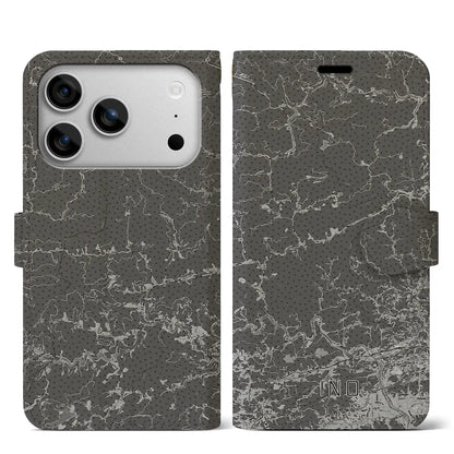 【いの（高知県）】地図柄iPhoneケース（手帳タイプ）