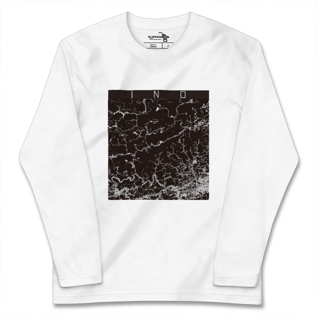 【いの(高知県)】地図柄ロングスリーブTシャツ