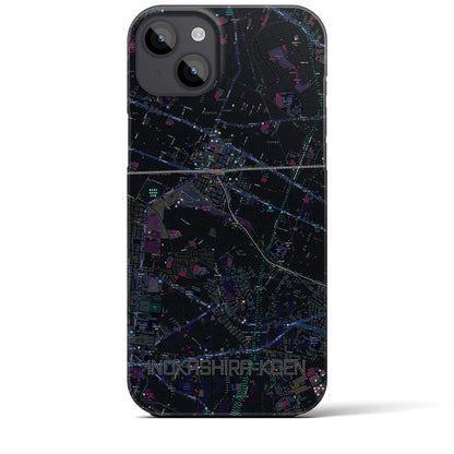 【井の頭公園（東京都）】地図柄iPhoneケース（バックカバータイプ）