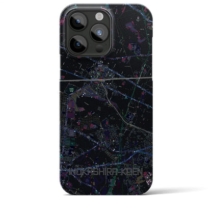 【井の頭公園（東京都）】地図柄iPhoneケース（バックカバータイプ）