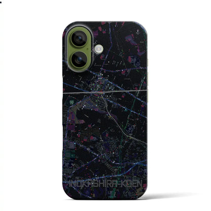 【井の頭公園（東京都）】地図柄iPhoneケース（バックカバータイプ）