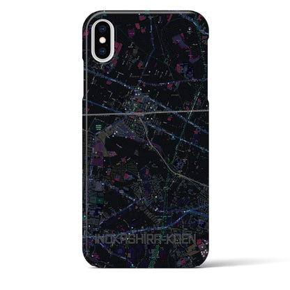 【井の頭公園（東京都）】地図柄iPhoneケース（バックカバータイプ）