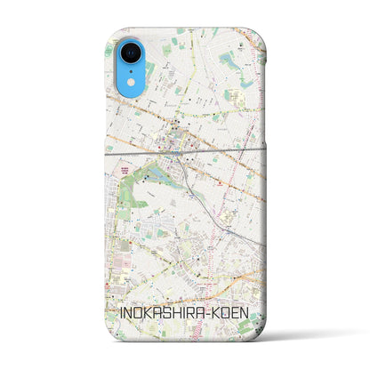 【井の頭公園（東京都）】地図柄iPhoneケース（バックカバータイプ）