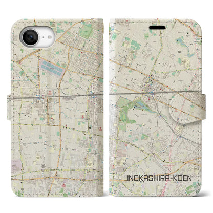 【井の頭公園（東京都）】地図柄iPhoneケース（手帳タイプ）