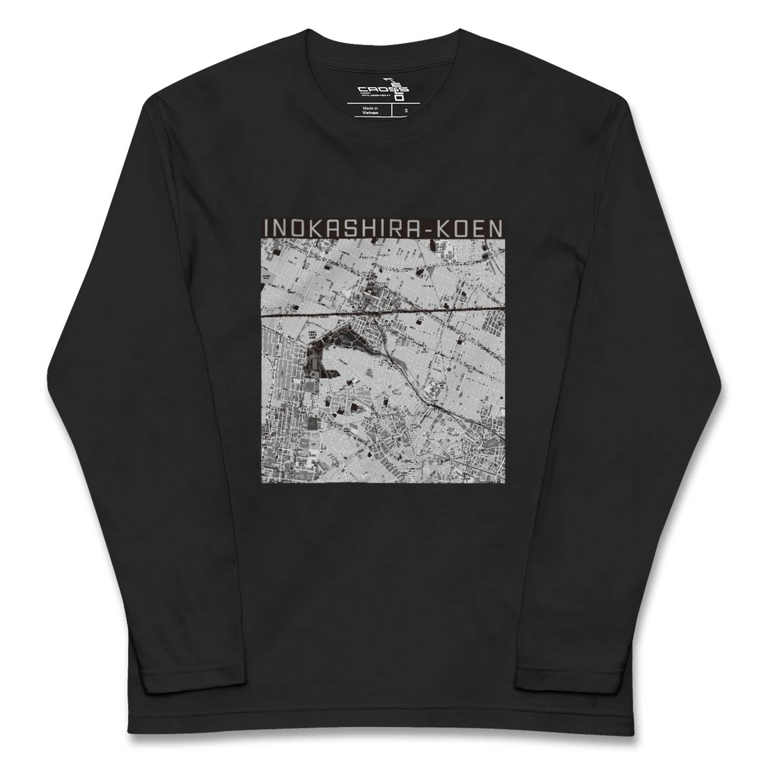 【井の頭公園（東京都）】地図柄ロングスリーブTシャツ