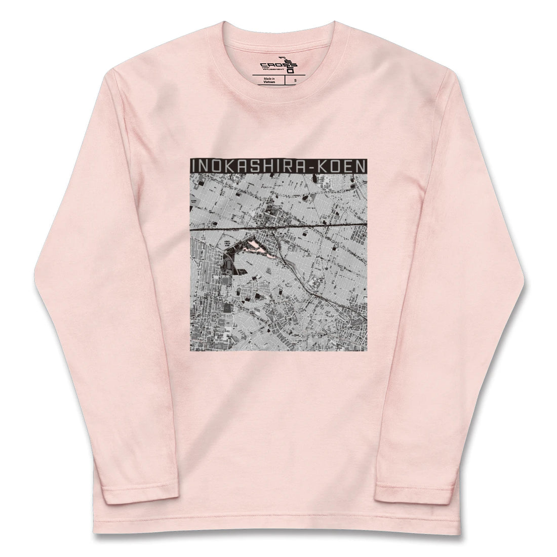 【井の頭公園(東京都)】地図柄ロングスリーブTシャツ