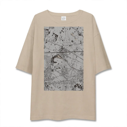 【井の頭公園（東京都）】地図柄ビッグシルエットTシャツ