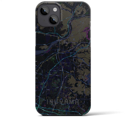 【犬山（愛知県）】地図柄iPhoneケース（バックカバータイプ）