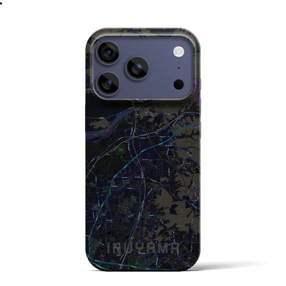 【犬山（愛知県）】地図柄iPhoneケース（バックカバータイプ）