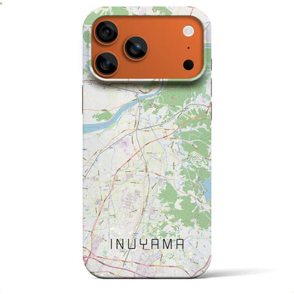 【犬山（愛知県）】地図柄iPhoneケース（バックカバータイプ）