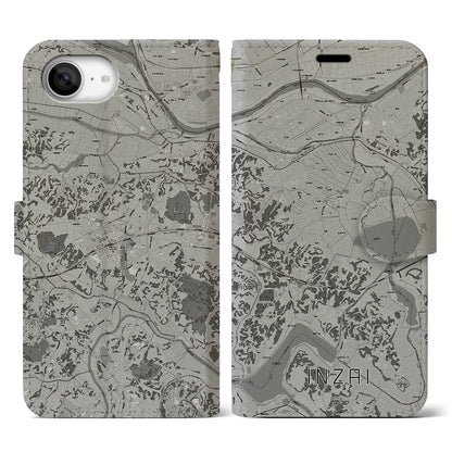 【印西（千葉県）】地図柄iPhoneケース（手帳タイプ）