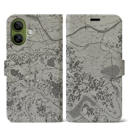 【印西（千葉県）】地図柄iPhoneケース（手帳タイプ）