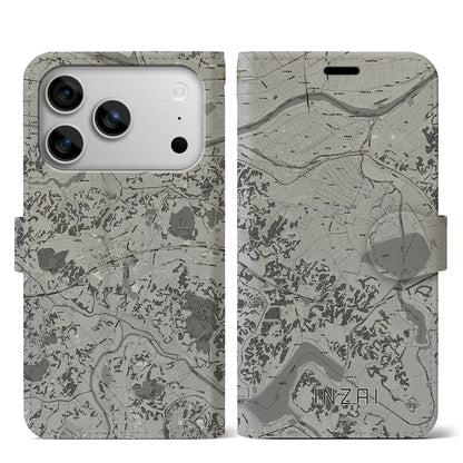 【印西（千葉県）】地図柄iPhoneケース（手帳タイプ）