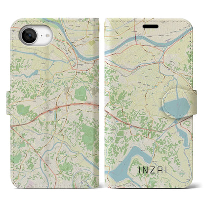 【印西（千葉県）】地図柄iPhoneケース（手帳タイプ）