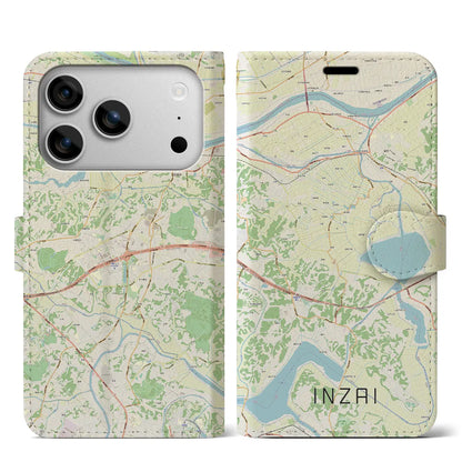 【印西（千葉県）】地図柄iPhoneケース（手帳タイプ）