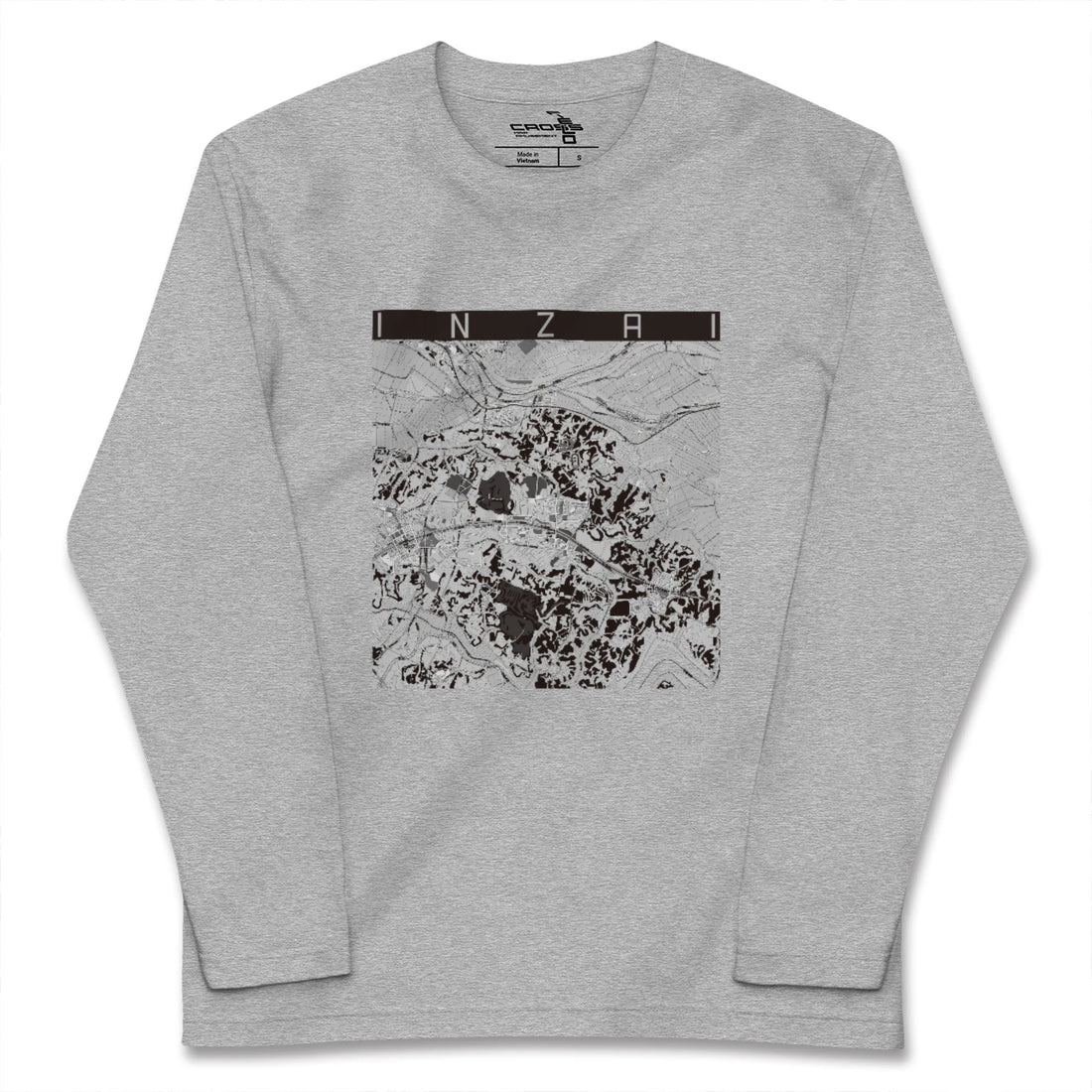 【印西（千葉県）】地図柄ロングスリーブTシャツ