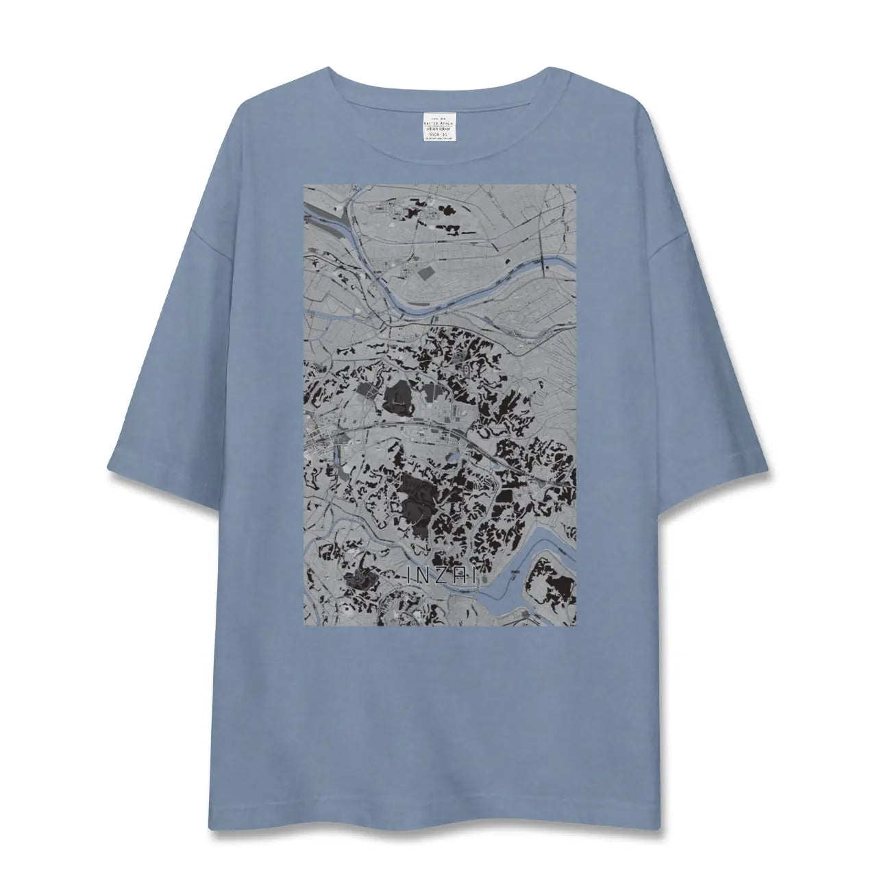 【印西（千葉県）】地図柄ビッグシルエットTシャツ